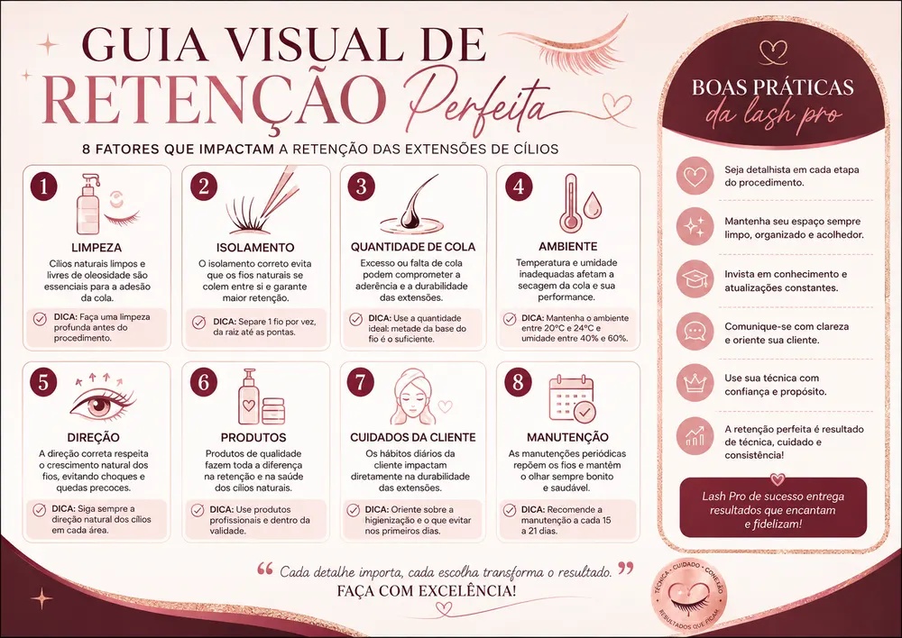 Guia visual de retenção perfeita