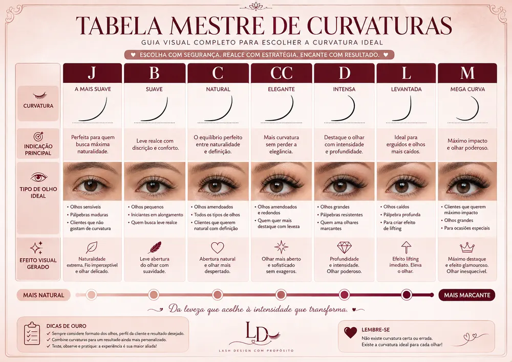 Tabela mestre de curvaturas